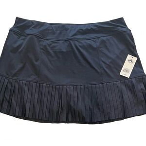 Jofit Navy Knife Pleat Skort-Short Women's Skirt size XL